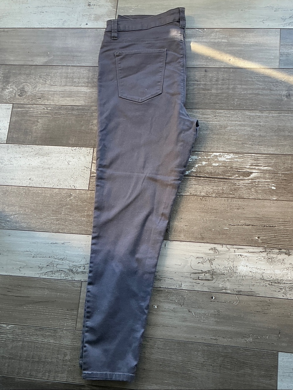 Design Lab Charcoal Slim Ponte Pants sz32
